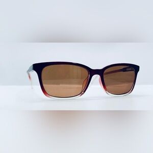 Trust Burgundy Oval Sunglasses Frames Only